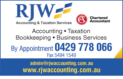 RJW Accounting & Taxation Services - Accountants Perth 1