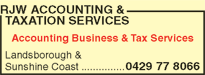 RJW Accounting & Taxation Services - Accountants Perth 2